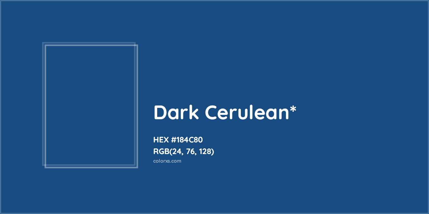 HEX #184C80 Color Name, Color Code, Palettes, Similar Paints, Images