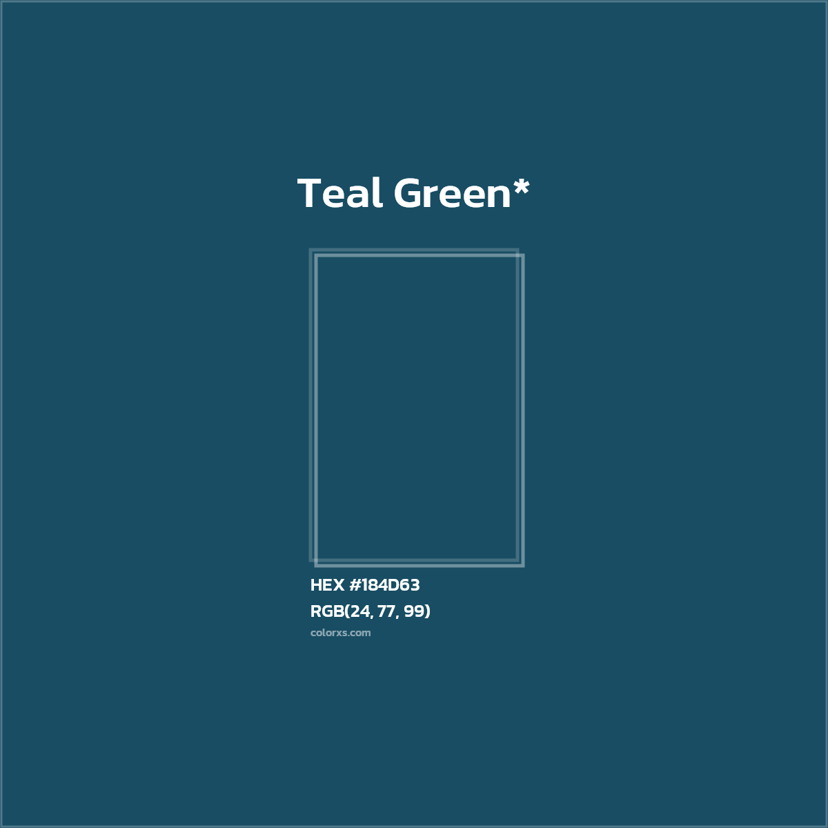 HEX #184D63 Color Name, Color Code, Palettes, Similar Paints, Images
