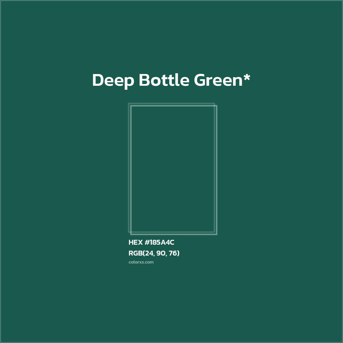 HEX #185A4C Color Name, Color Code, Palettes, Similar Paints, Images