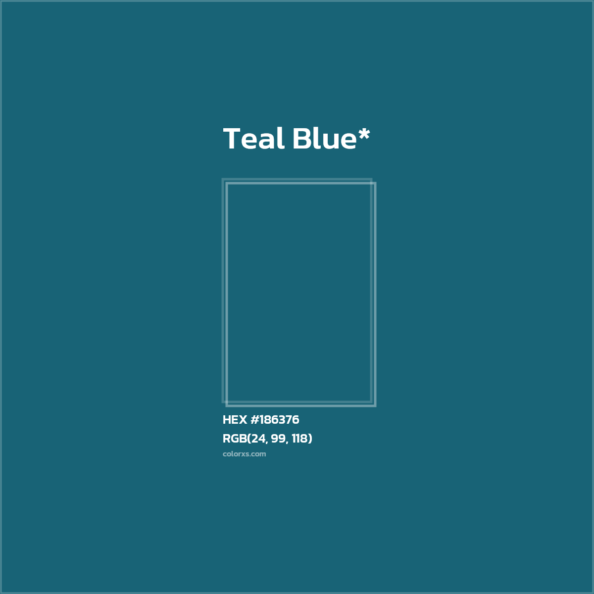 HEX #186376 Color Name, Color Code, Palettes, Similar Paints, Images
