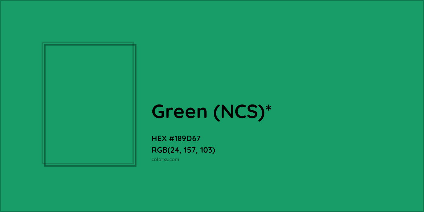 HEX #189D67 Color Name, Color Code, Palettes, Similar Paints, Images