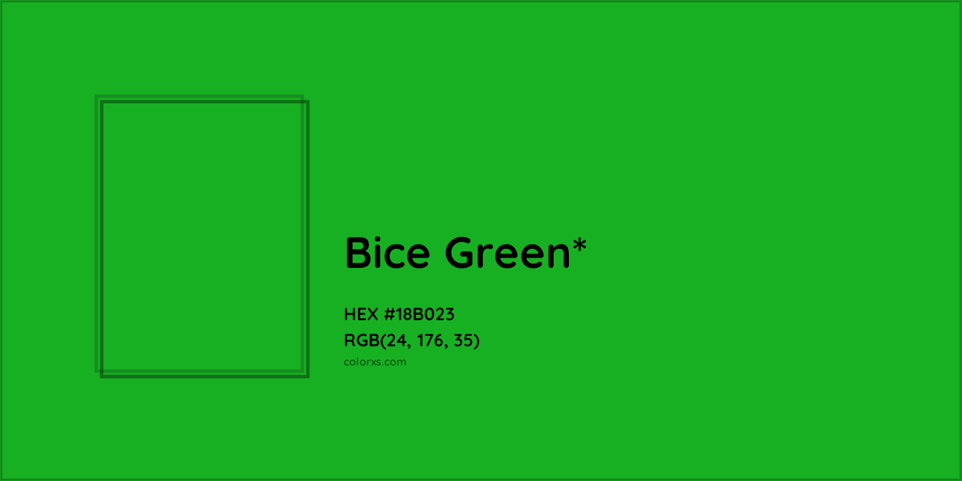 HEX #18B023 Color Name, Color Code, Palettes, Similar Paints, Images