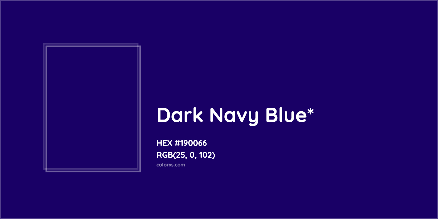 HEX #190066 Color Name, Color Code, Palettes, Similar Paints, Images