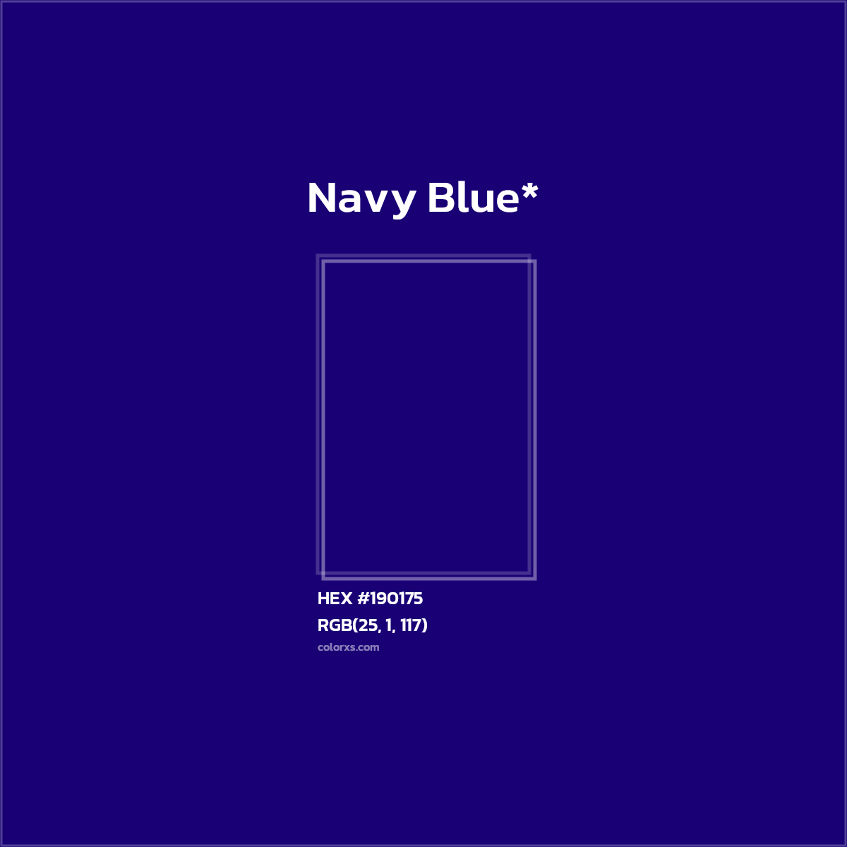 HEX #190175 Color Name, Color Code, Palettes, Similar Paints, Images