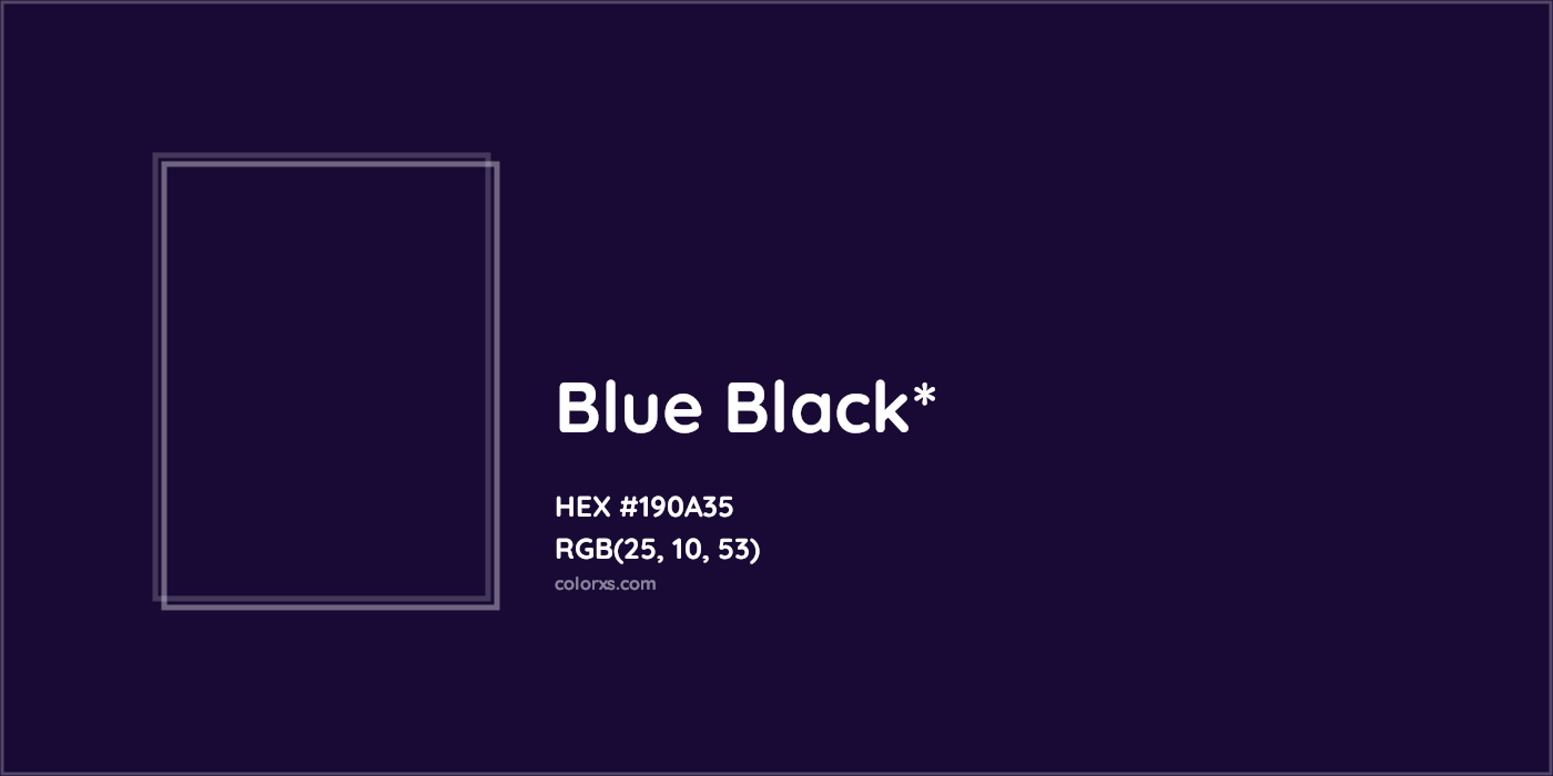 HEX #190A35 Color Name, Color Code, Palettes, Similar Paints, Images