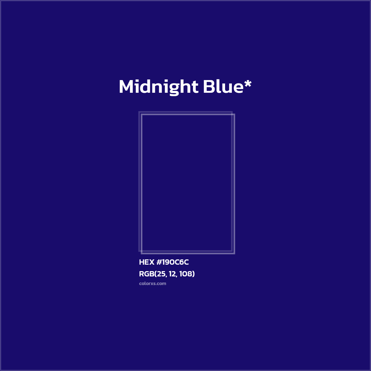 HEX #190C6C Color Name, Color Code, Palettes, Similar Paints, Images