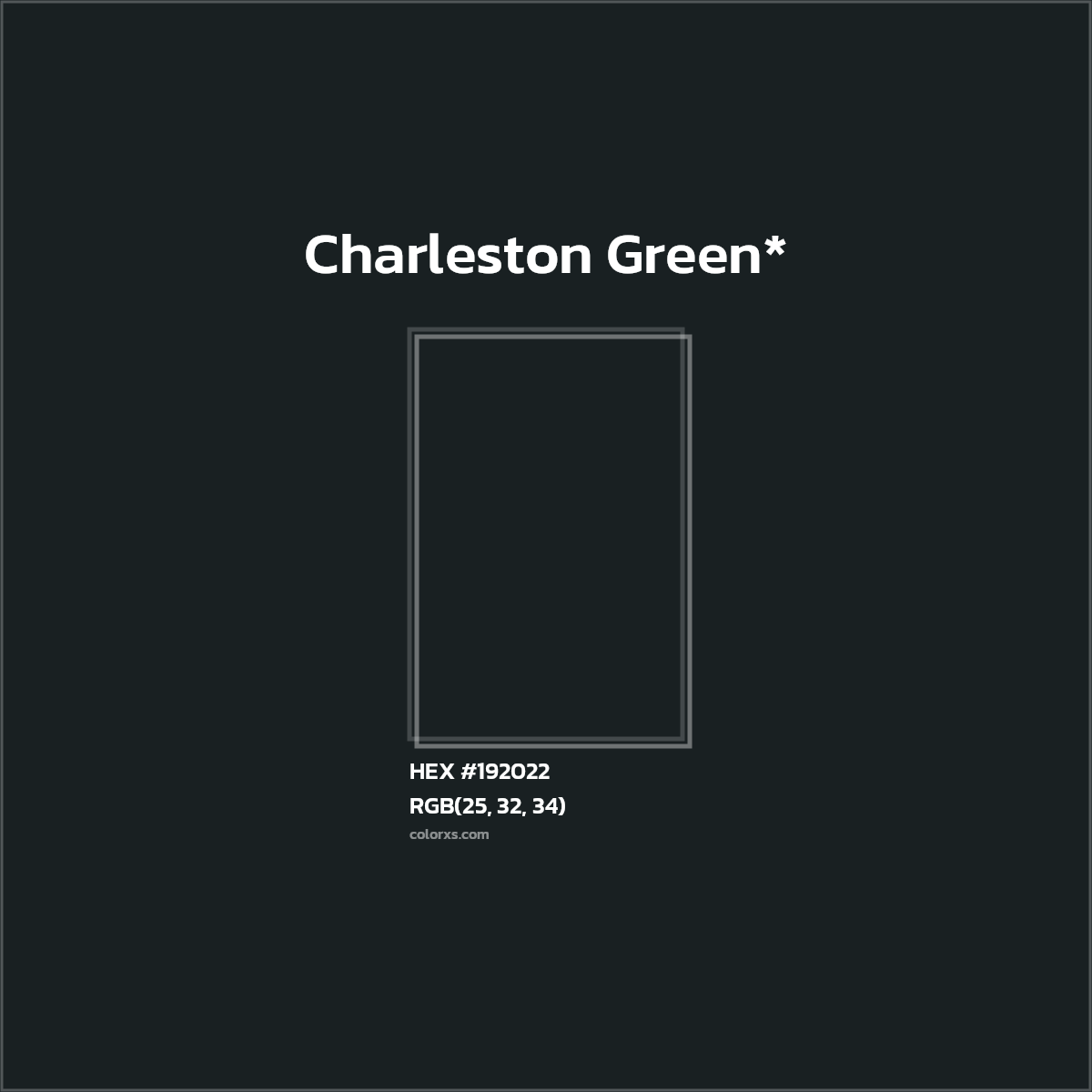 HEX #192022 Color Name, Color Code, Palettes, Similar Paints, Images