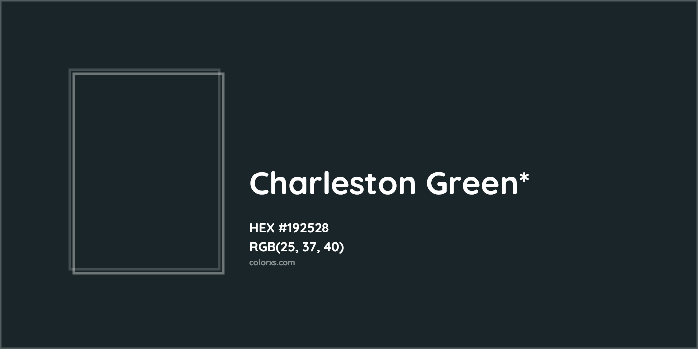 HEX #192528 Color Name, Color Code, Palettes, Similar Paints, Images