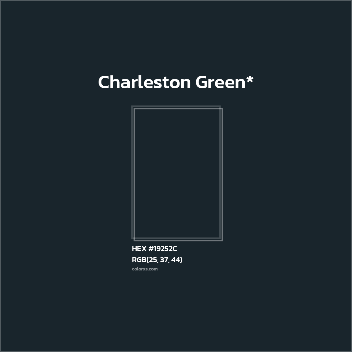 HEX #19252C Color Name, Color Code, Palettes, Similar Paints, Images