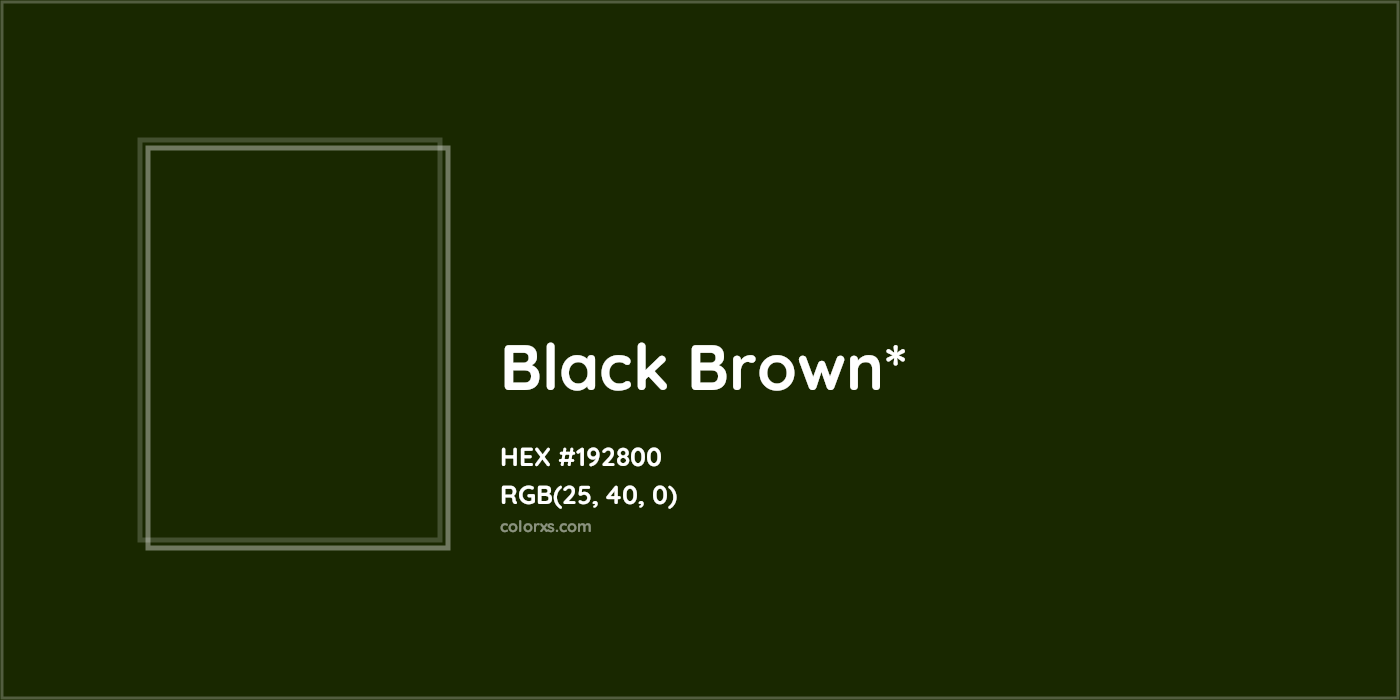 HEX #192800 Color Name, Color Code, Palettes, Similar Paints, Images