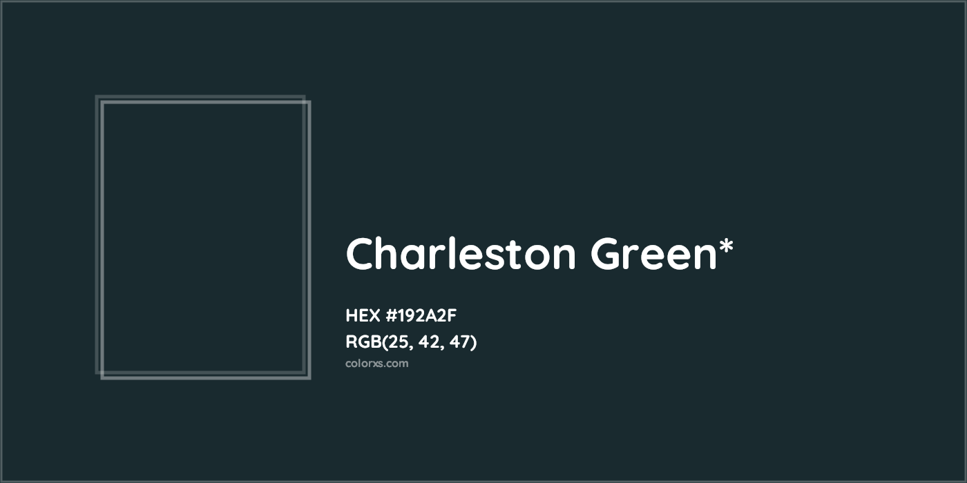 HEX #192A2F Color Name, Color Code, Palettes, Similar Paints, Images