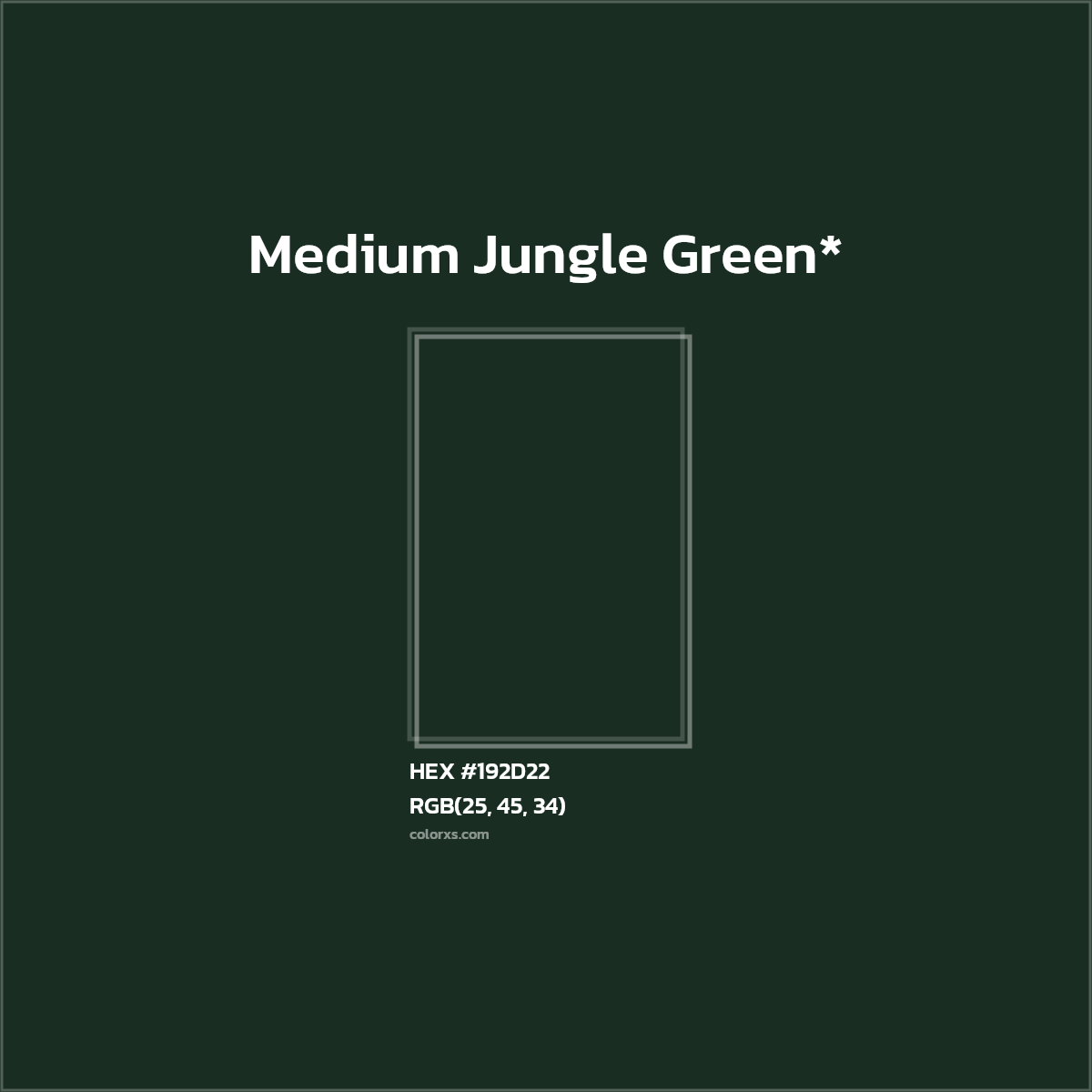 HEX #192D22 Color Name, Color Code, Palettes, Similar Paints, Images