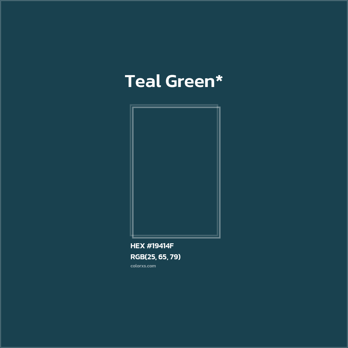 HEX #19414F Color Name, Color Code, Palettes, Similar Paints, Images