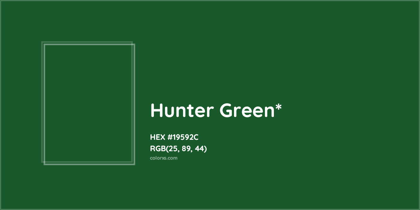HEX #19592C Color Name, Color Code, Palettes, Similar Paints, Images