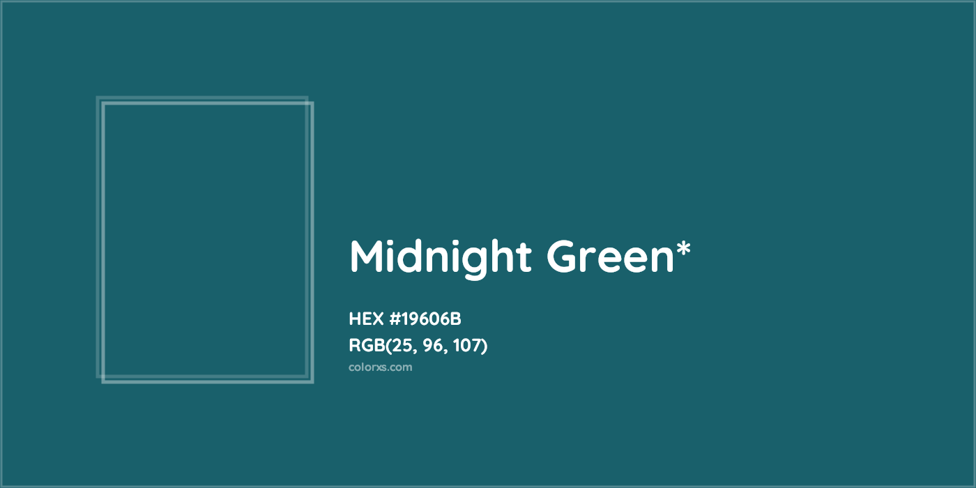 HEX #19606B Color Name, Color Code, Palettes, Similar Paints, Images