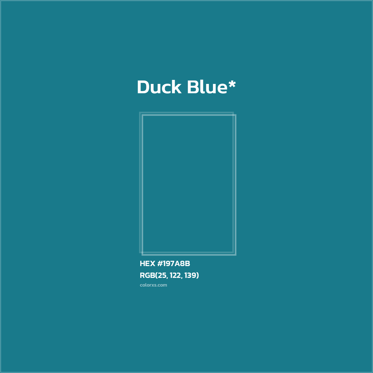 HEX #197A8B Color Name, Color Code, Palettes, Similar Paints, Images