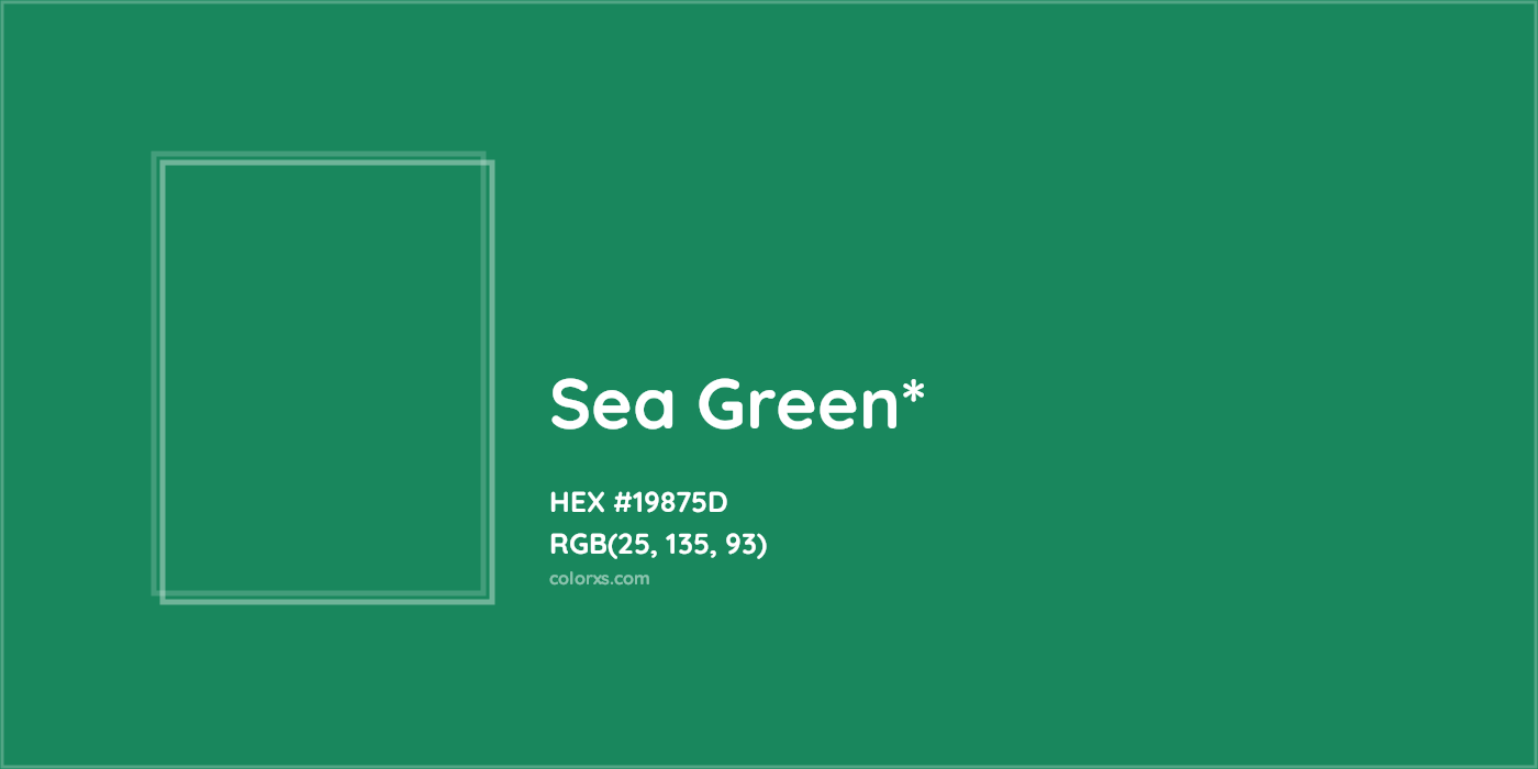 HEX #19875D Color Name, Color Code, Palettes, Similar Paints, Images