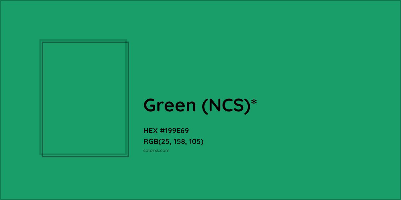 HEX #199E69 Color Name, Color Code, Palettes, Similar Paints, Images