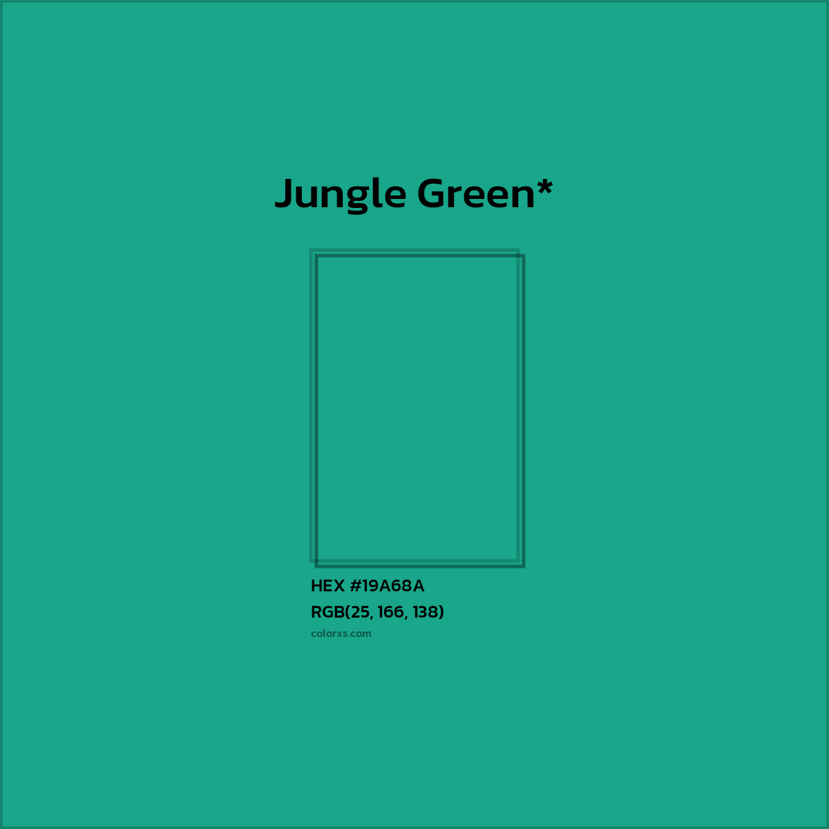 HEX #19A68A Color Name, Color Code, Palettes, Similar Paints, Images