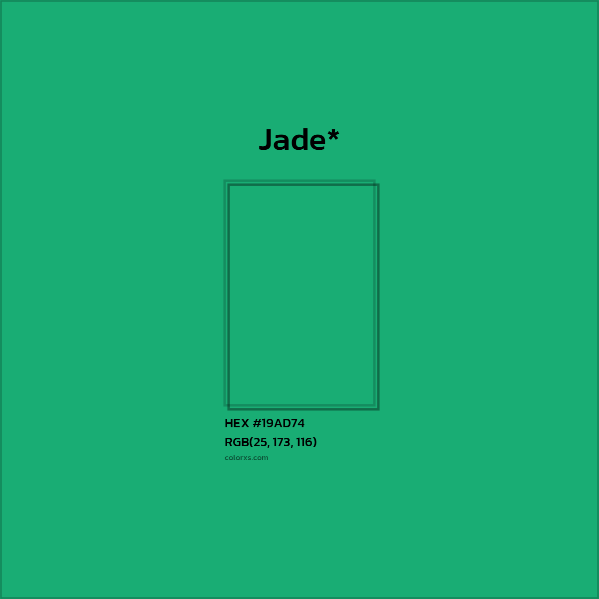 HEX #19AD74 Color Name, Color Code, Palettes, Similar Paints, Images