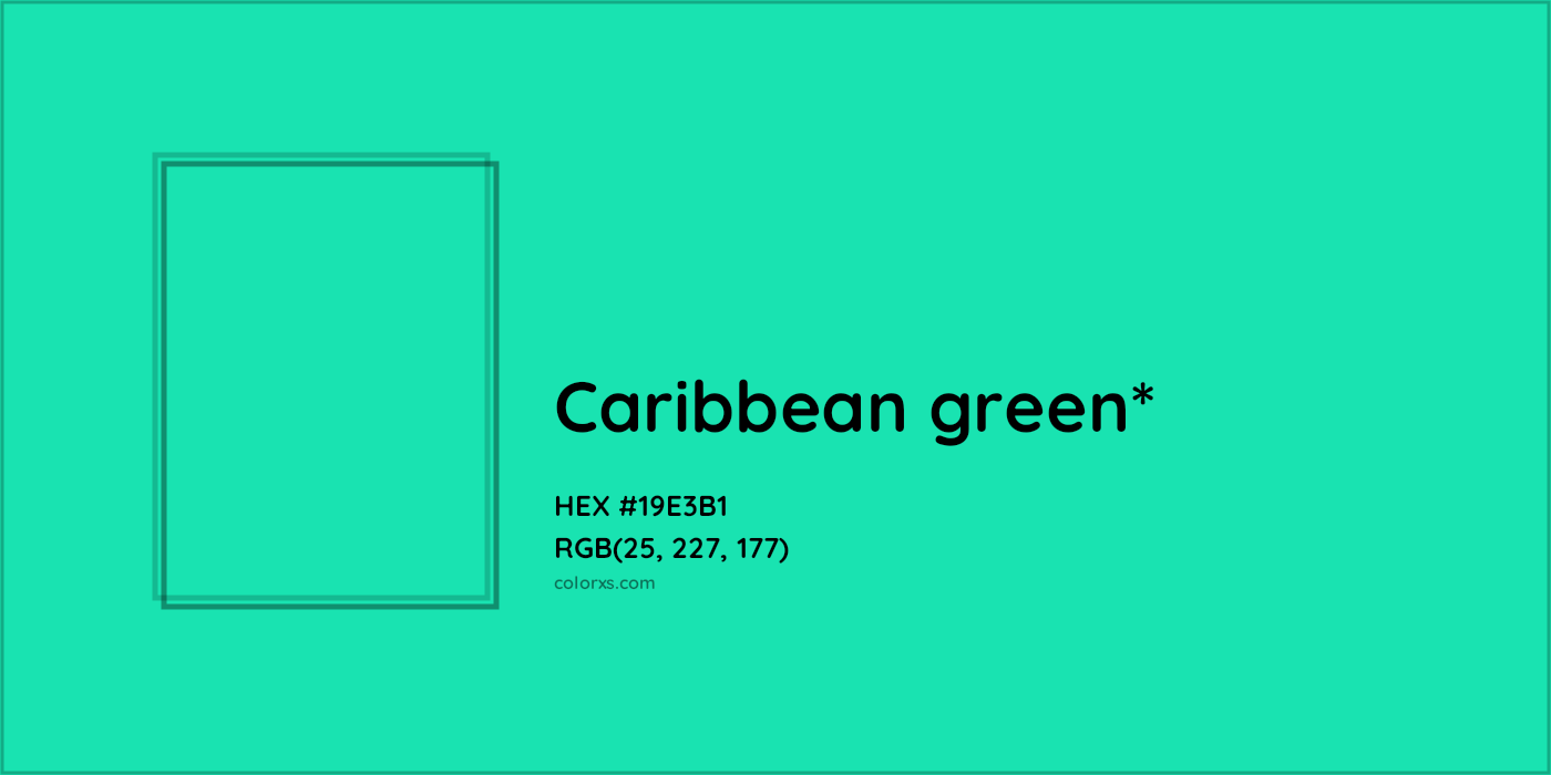 HEX #19E3B1 Color Name, Color Code, Palettes, Similar Paints, Images