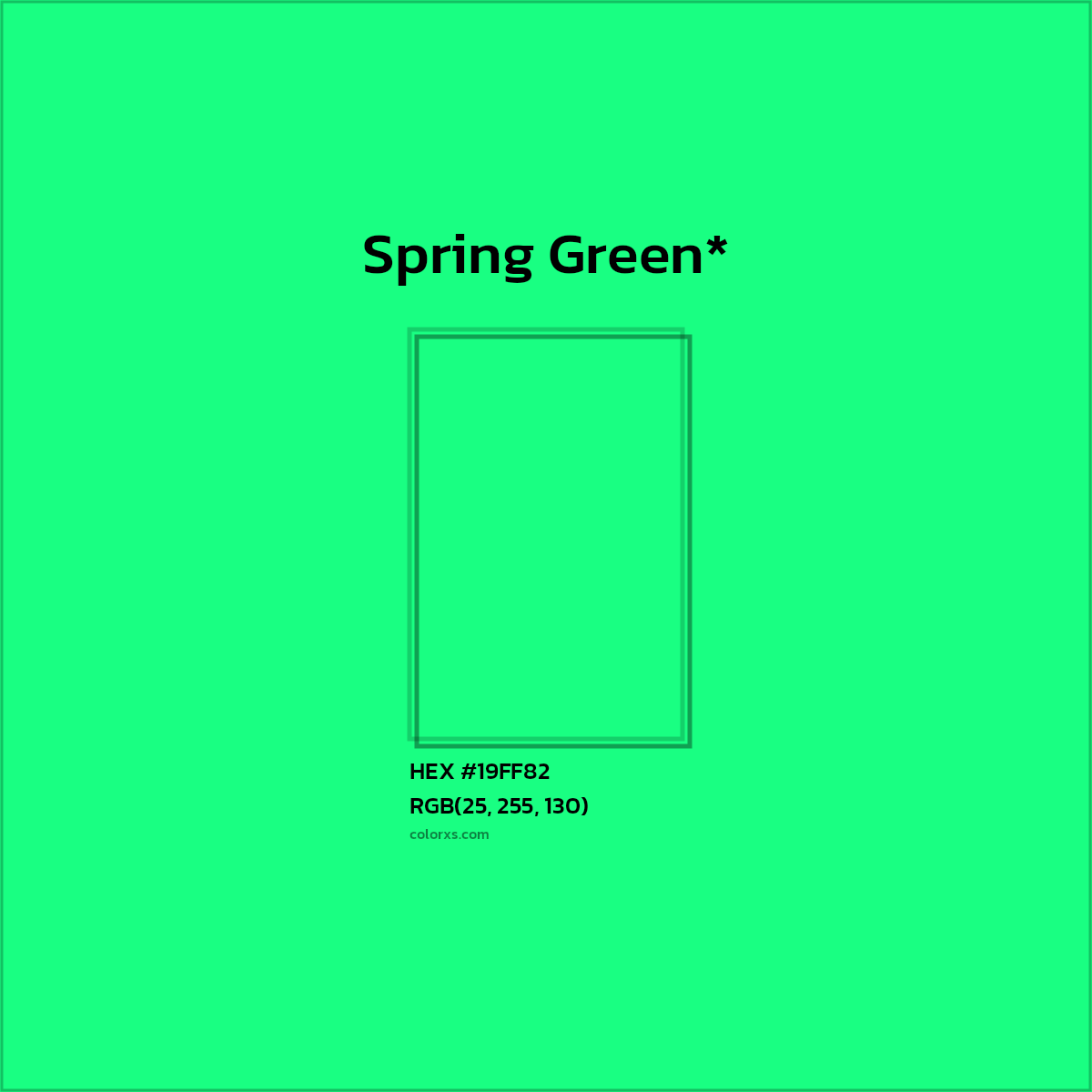 HEX #19FF82 Color Name, Color Code, Palettes, Similar Paints, Images