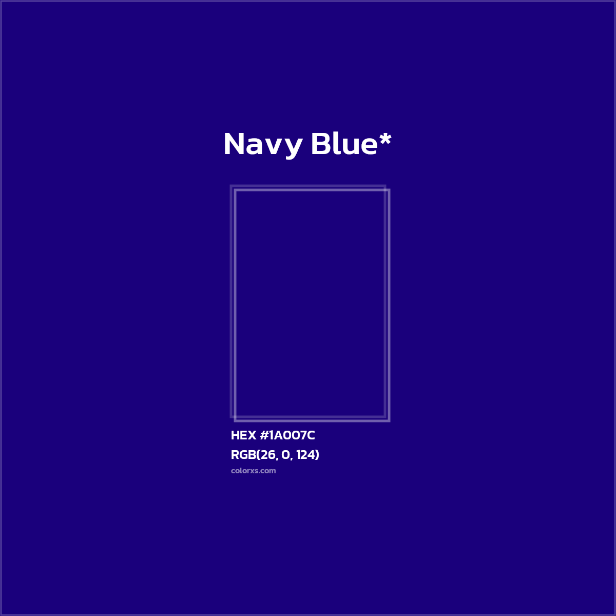 HEX #1A007C Color Name, Color Code, Palettes, Similar Paints, Images