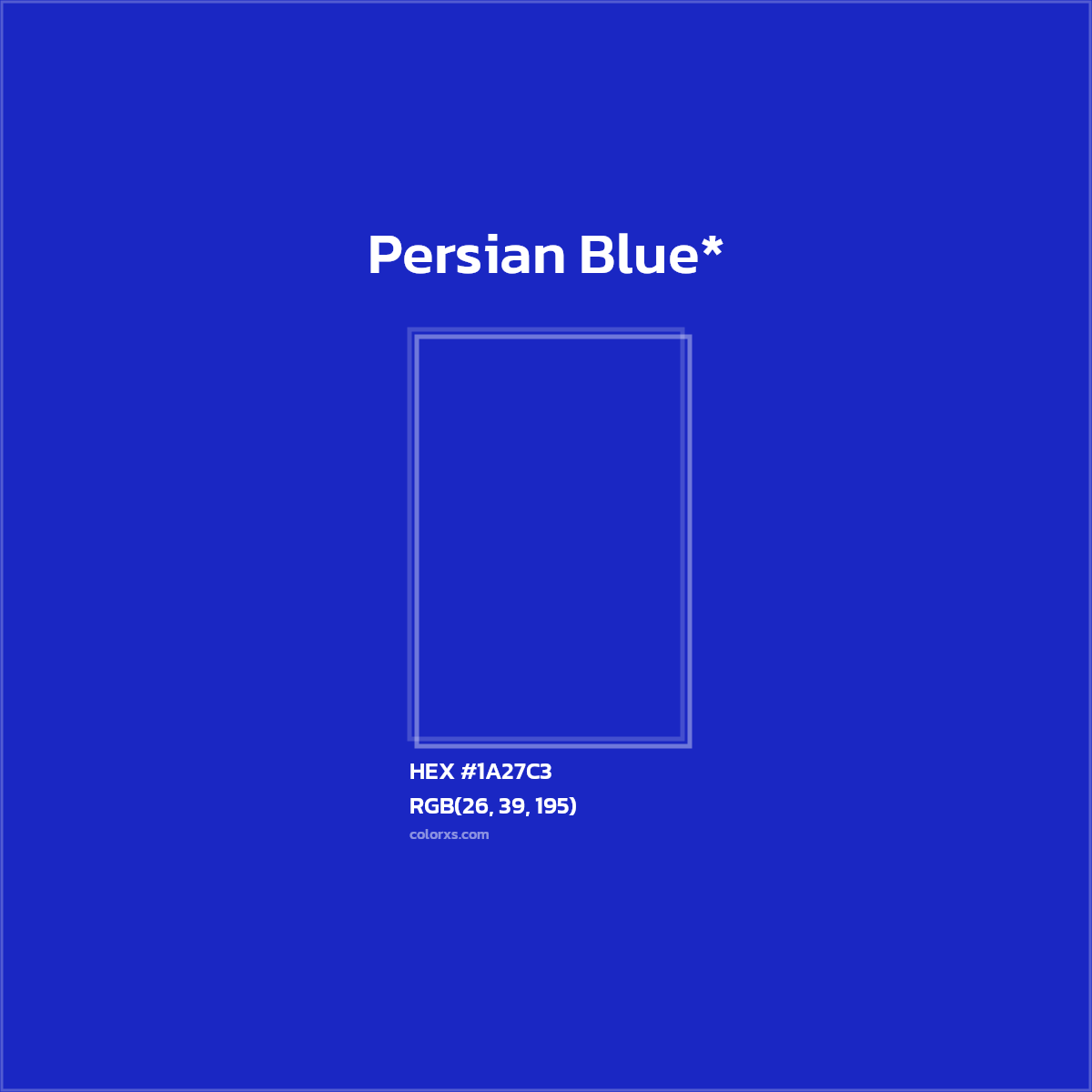 HEX #1A27C3 Color Name, Color Code, Palettes, Similar Paints, Images