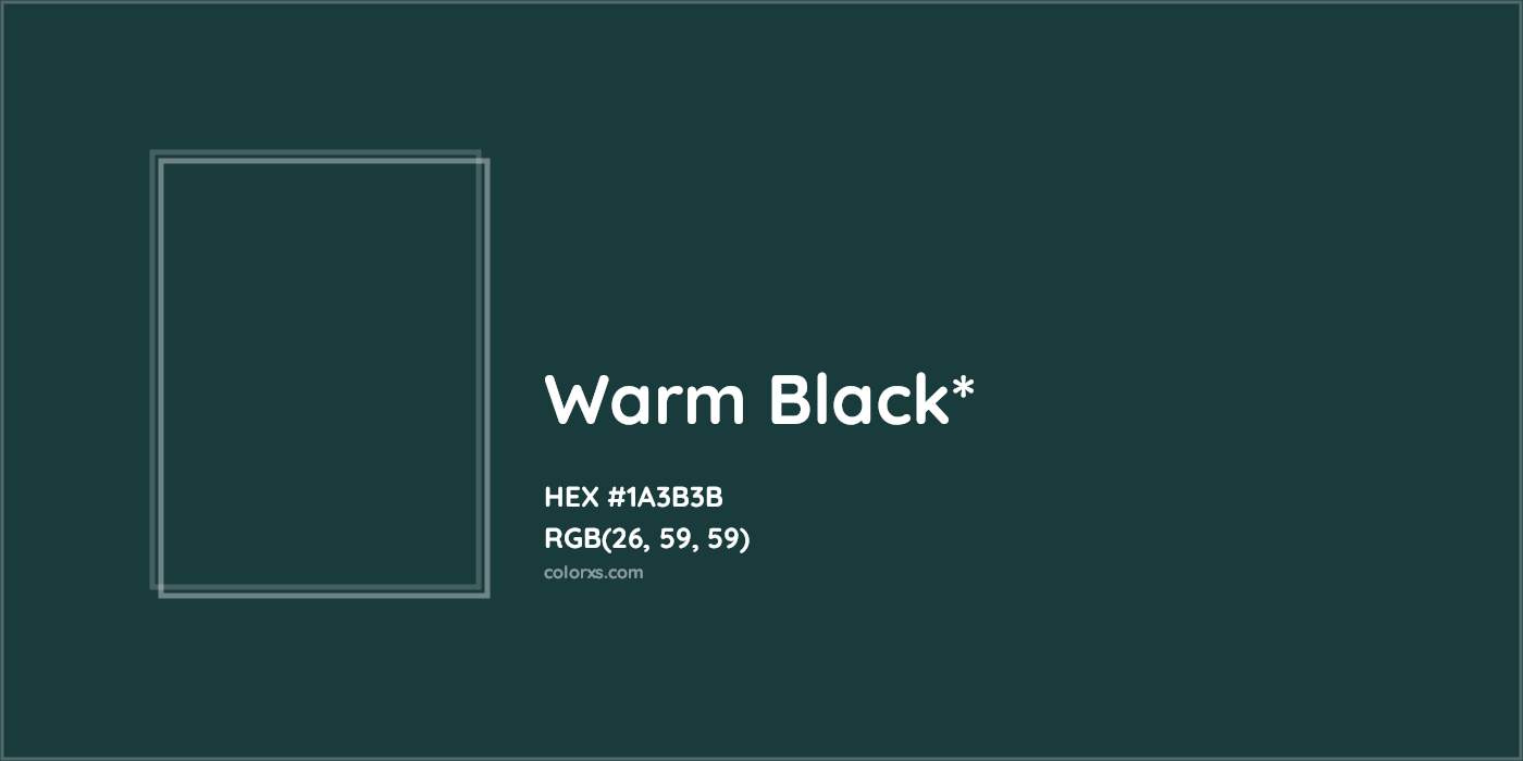 HEX #1A3B3B Color Name, Color Code, Palettes, Similar Paints, Images