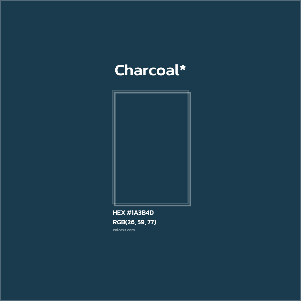 HEX #1A3B4D Color Name, Color Code, Palettes, Similar Paints, Images
