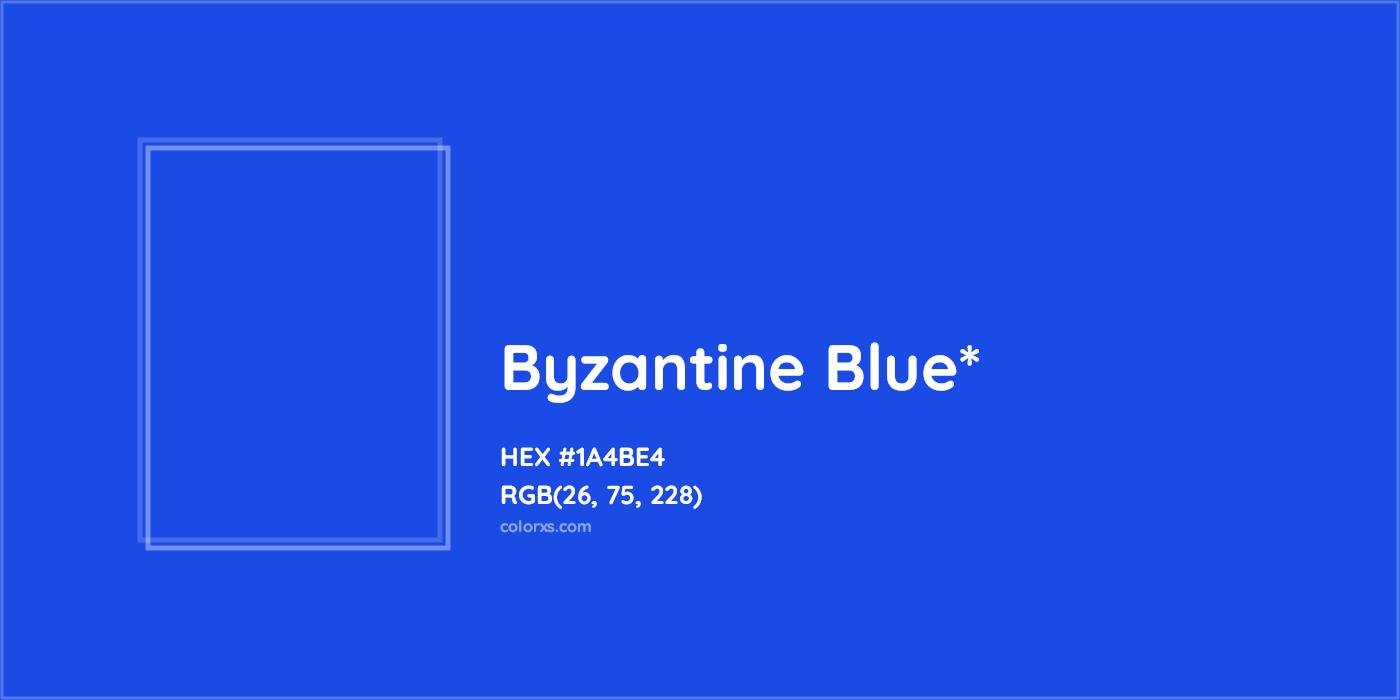 HEX #1A4BE4 Color Name, Color Code, Palettes, Similar Paints, Images