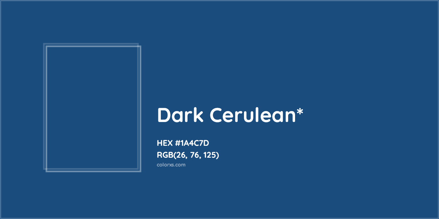 HEX #1A4C7D Color Name, Color Code, Palettes, Similar Paints, Images
