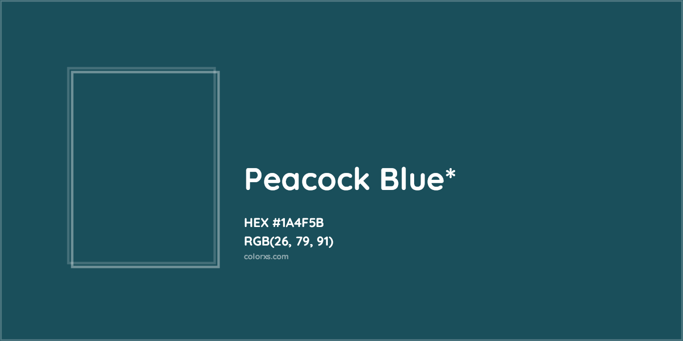 HEX #1A4F5B Color Name, Color Code, Palettes, Similar Paints, Images