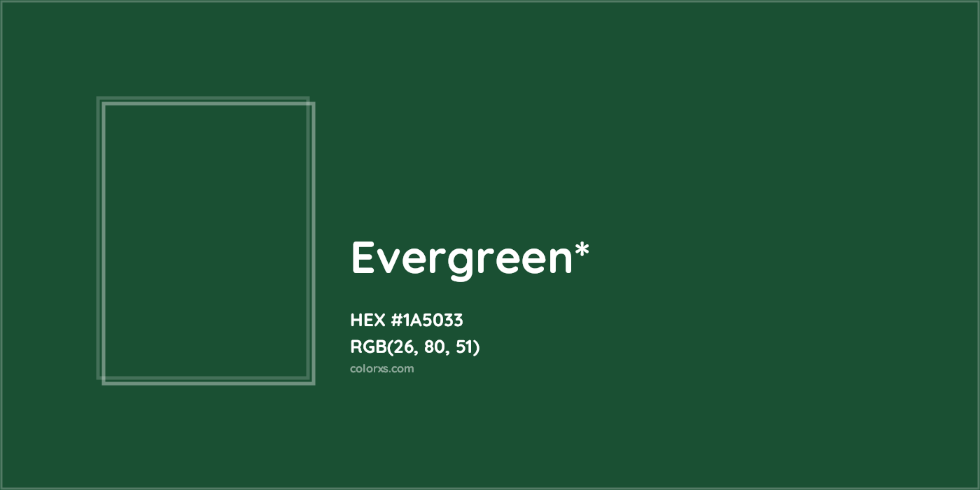 HEX #1A5033 Color Name, Color Code, Palettes, Similar Paints, Images
