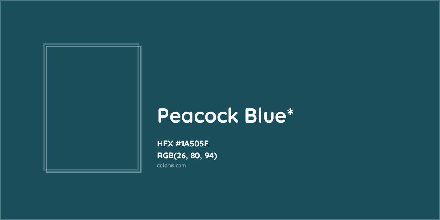 HEX #1A505E Color Name, Color Code, Palettes, Similar Paints, Images