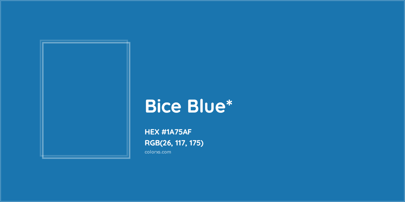 HEX #1A75AF Color Name, Color Code, Palettes, Similar Paints, Images