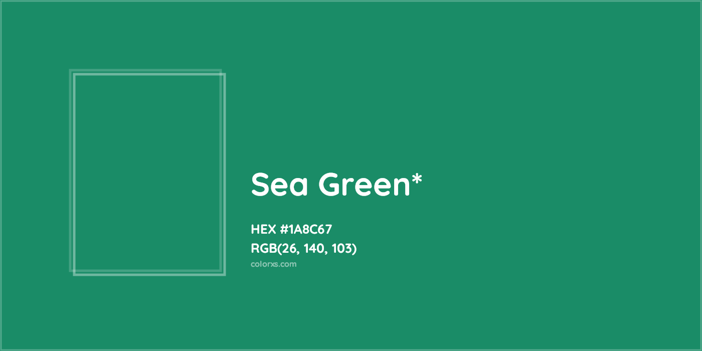 HEX #1A8C67 Color Name, Color Code, Palettes, Similar Paints, Images
