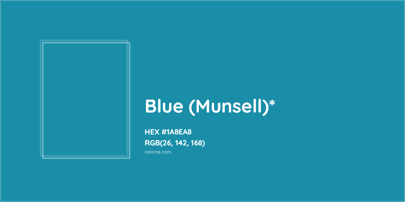 HEX #1A8EA8 Color Name, Color Code, Palettes, Similar Paints, Images