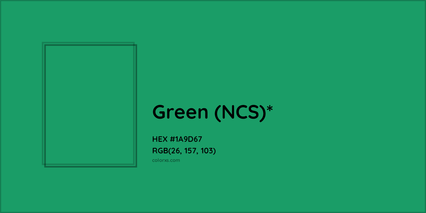 HEX #1A9D67 Color Name, Color Code, Palettes, Similar Paints, Images