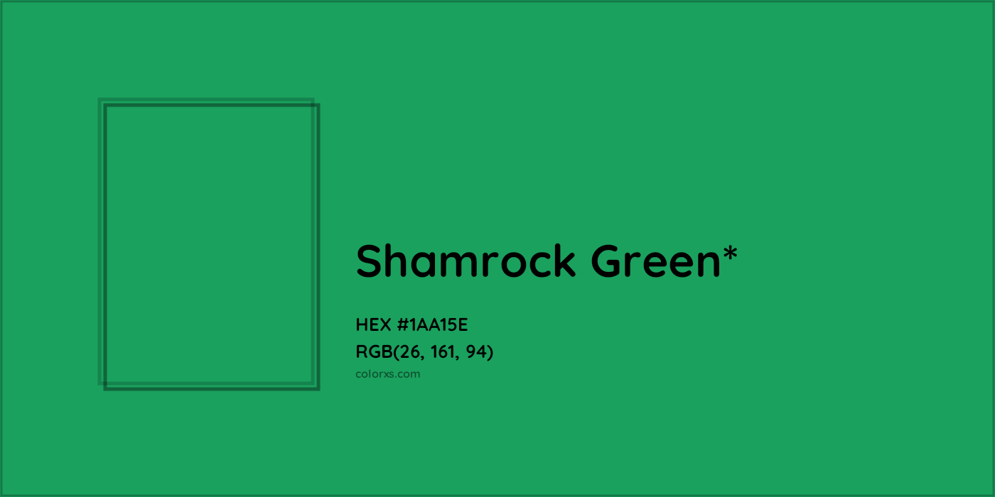 HEX #1AA15E Color Name, Color Code, Palettes, Similar Paints, Images