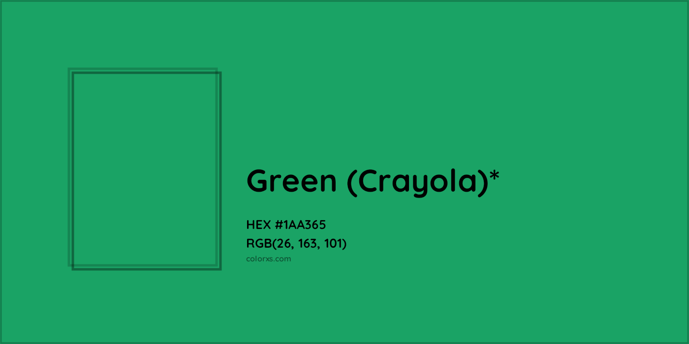 HEX #1AA365 Color Name, Color Code, Palettes, Similar Paints, Images