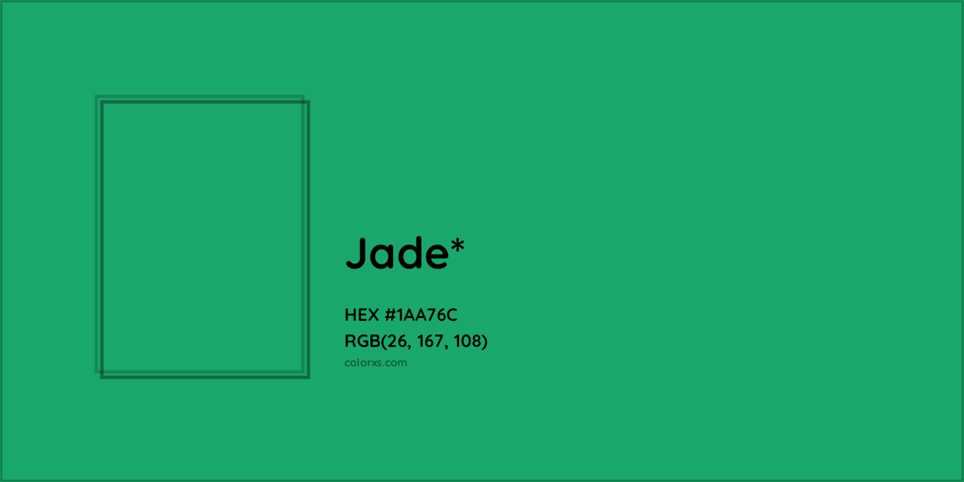 HEX #1AA76C Color Name, Color Code, Palettes, Similar Paints, Images