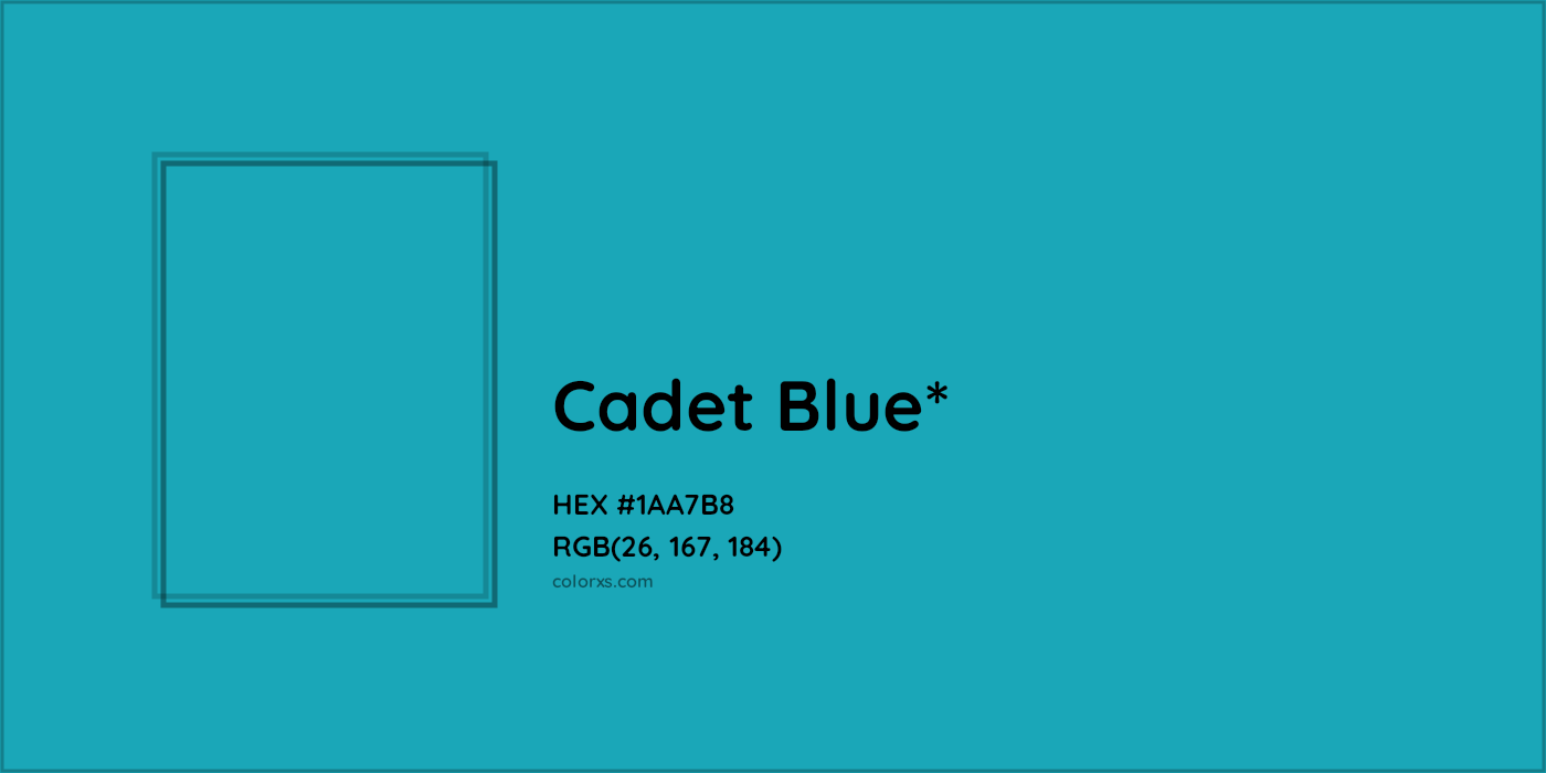HEX #1AA7B8 Color Name, Color Code, Palettes, Similar Paints, Images
