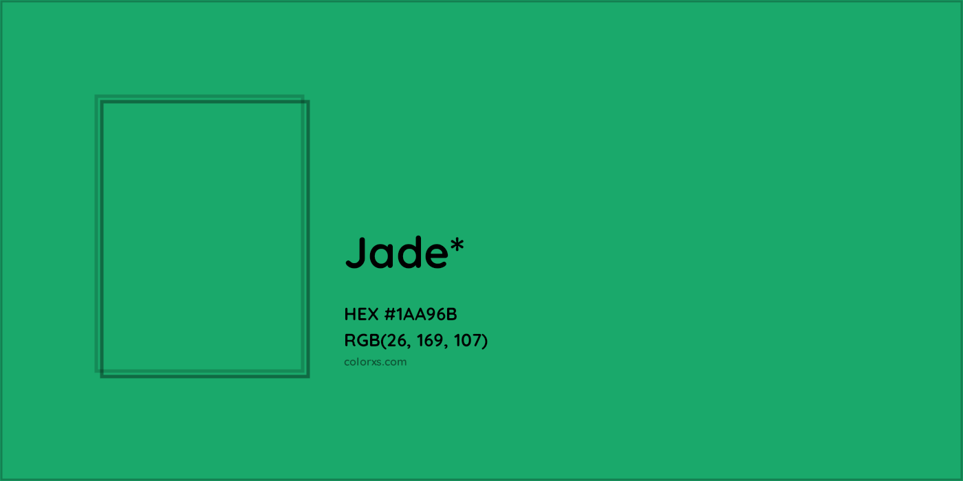HEX #1AA96B Color Name, Color Code, Palettes, Similar Paints, Images