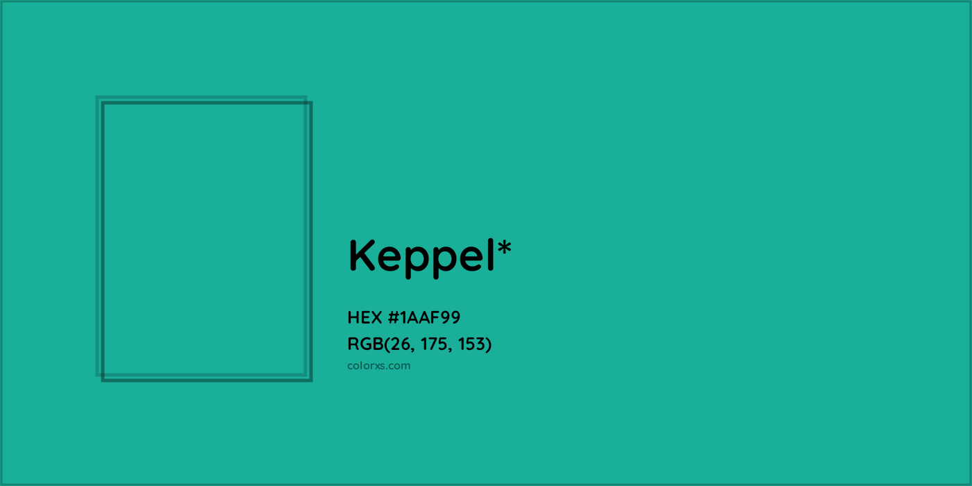 HEX #1AAF99 Color Name, Color Code, Palettes, Similar Paints, Images