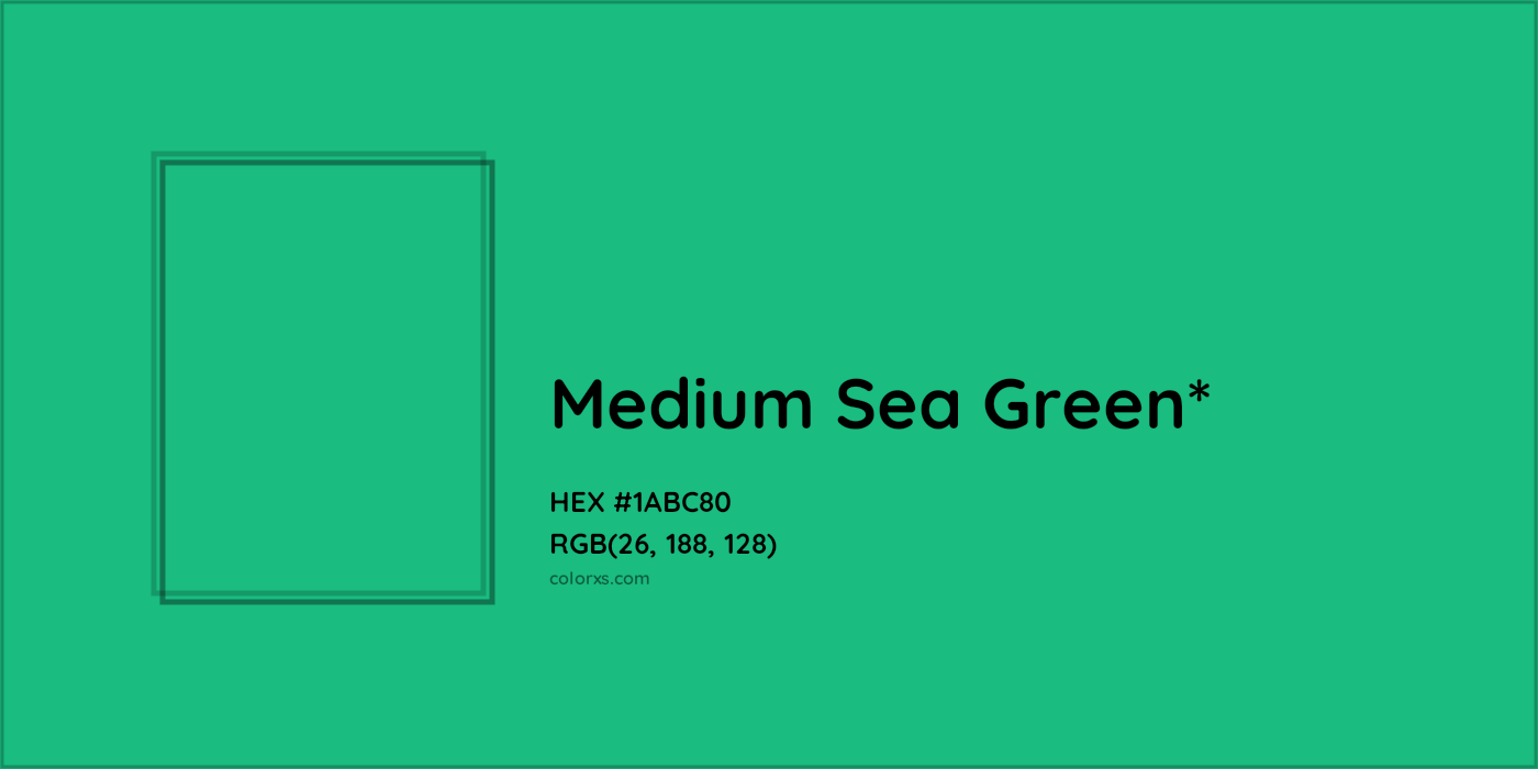 HEX #1ABC80 Color Name, Color Code, Palettes, Similar Paints, Images