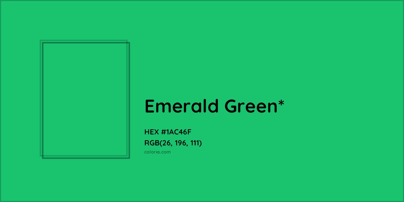HEX #1AC46F Color Name, Color Code, Palettes, Similar Paints, Images