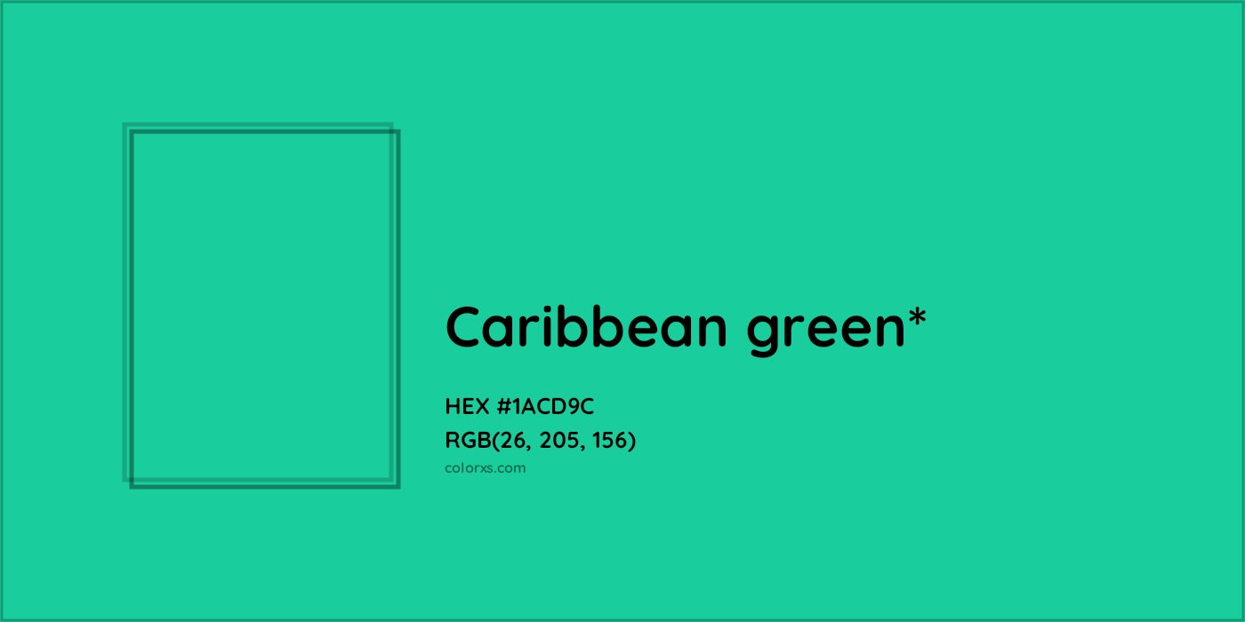 HEX #1ACD9C Color Name, Color Code, Palettes, Similar Paints, Images
