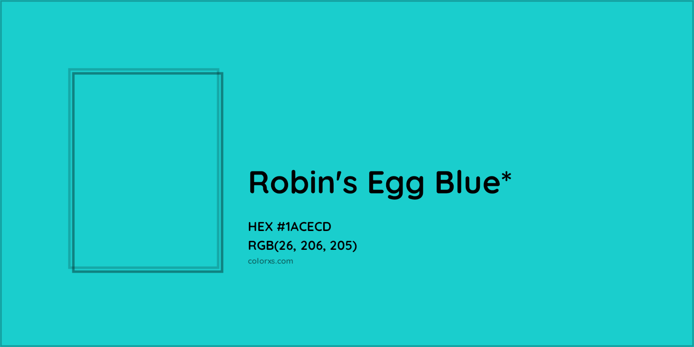 HEX #1ACECD Color Name, Color Code, Palettes, Similar Paints, Images
