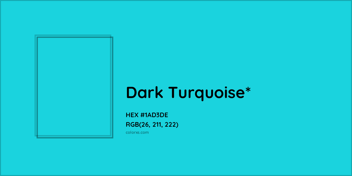 HEX #1AD3DE Color Name, Color Code, Palettes, Similar Paints, Images
